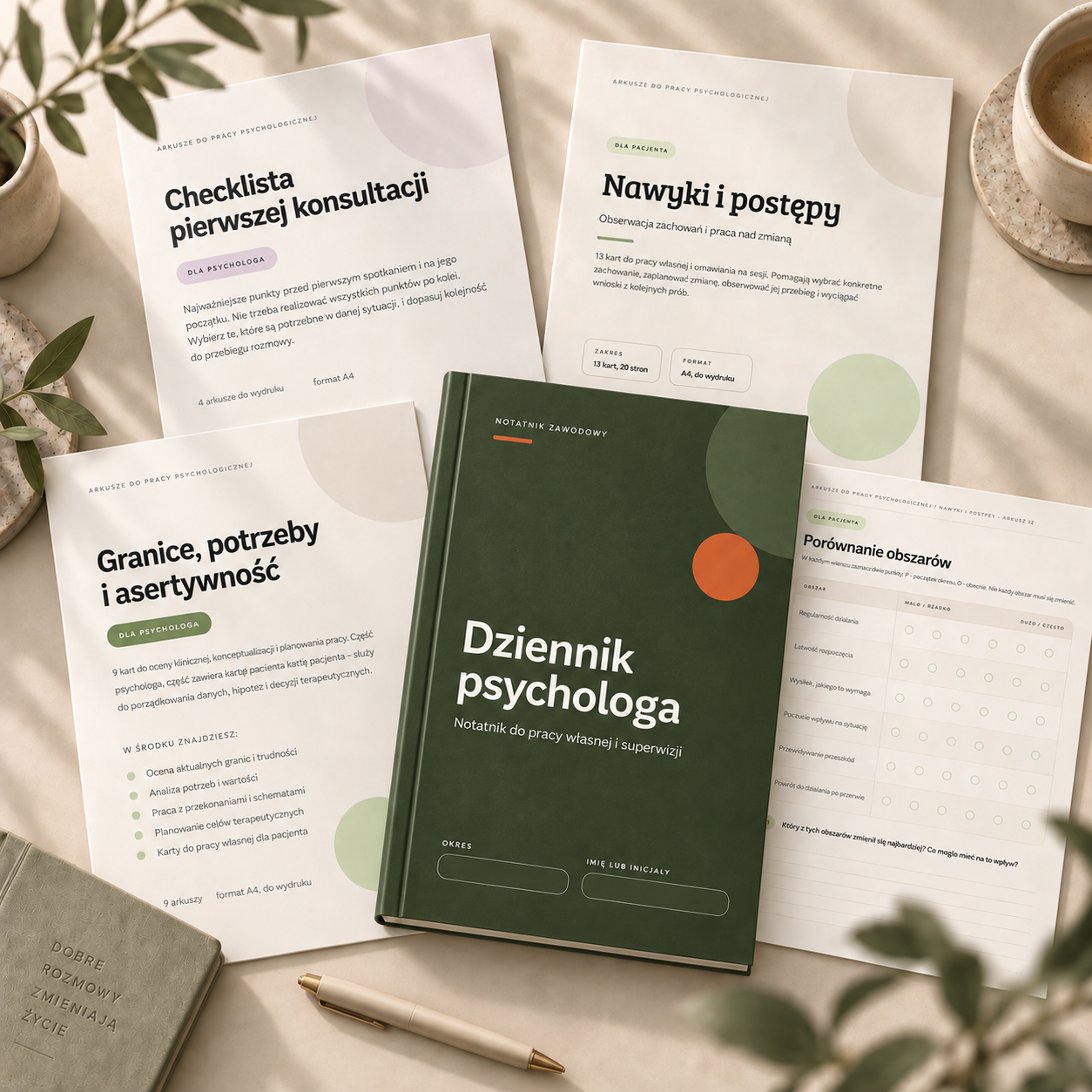 Materiały Strefy Psychologów – arkusze i Dziennik psychologa